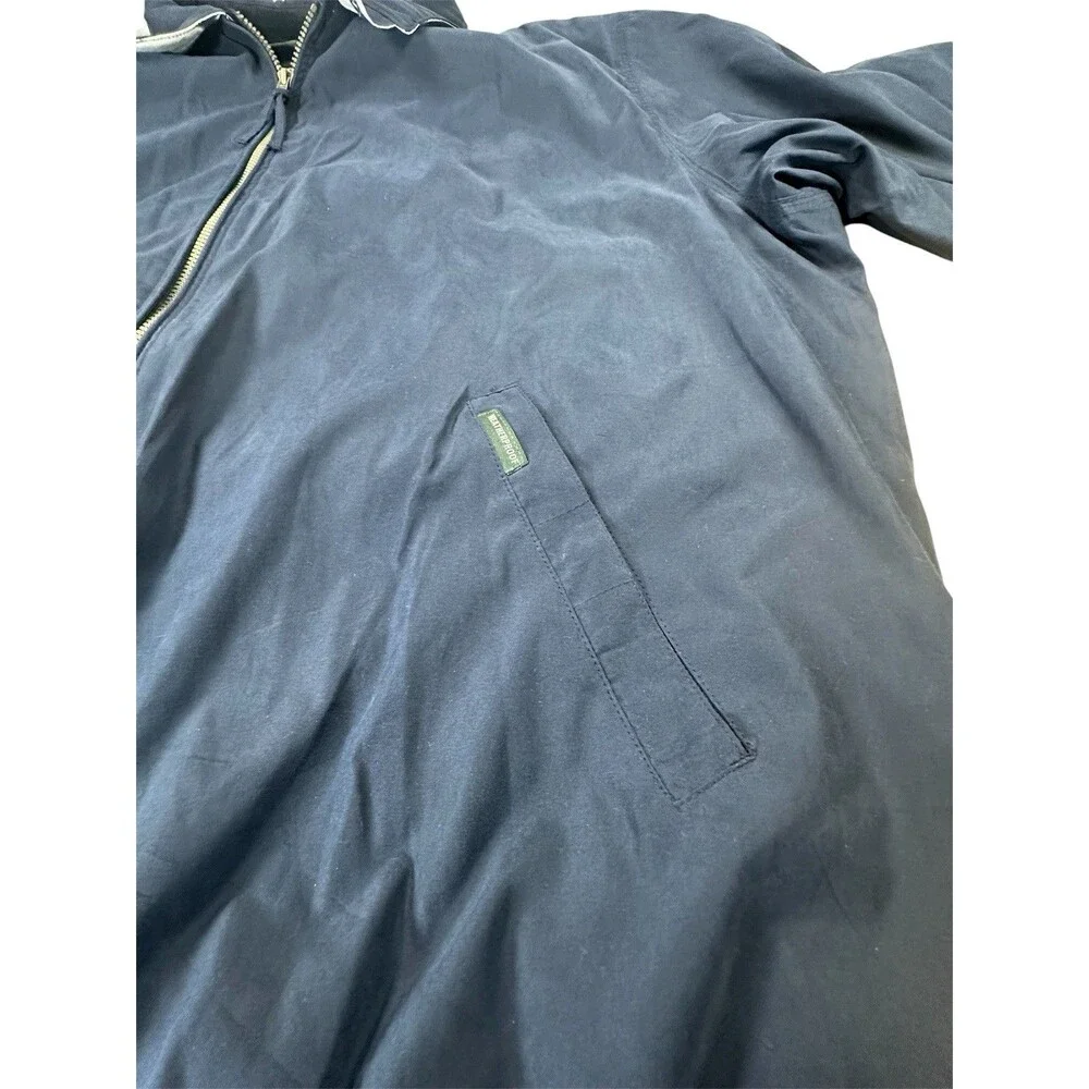Weatherproof Men Microfiber Golf Jacket 3XLT Navy Blue Dad Everyday Grandpacore